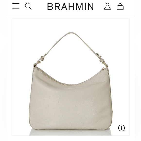 Brahmin Heather Latte Velouria NWT - Picture 3 of 15